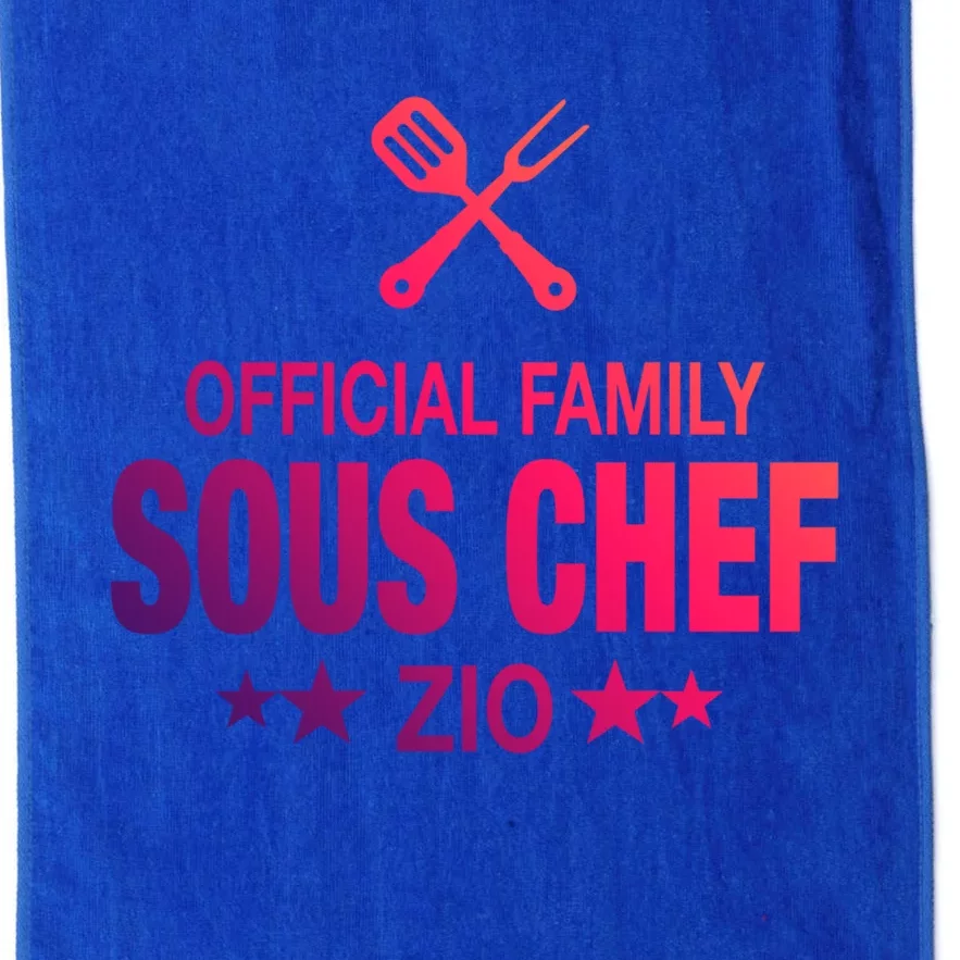 Zio Family Sous Chef Funny Cooking Zio Cute Gift Platinum Collection Golf Towel