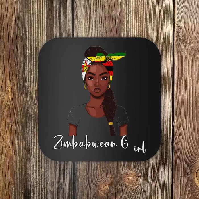 Zimbabwean Flag Souvenirs Products Woman Zimbabwe Coaster