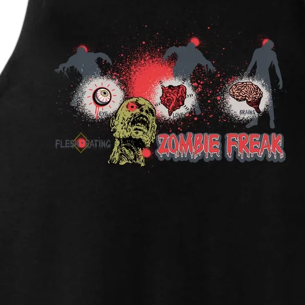 Zombie Freak Ladies Tri-Blend Wicking Tank