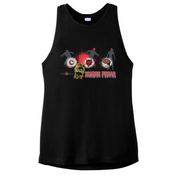 Zombie Freak Ladies Tri-Blend Wicking Tank