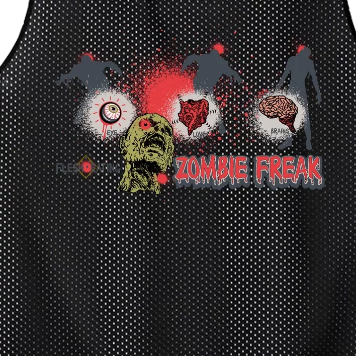 Zombie Freak Mesh Reversible Basketball Jersey Tank