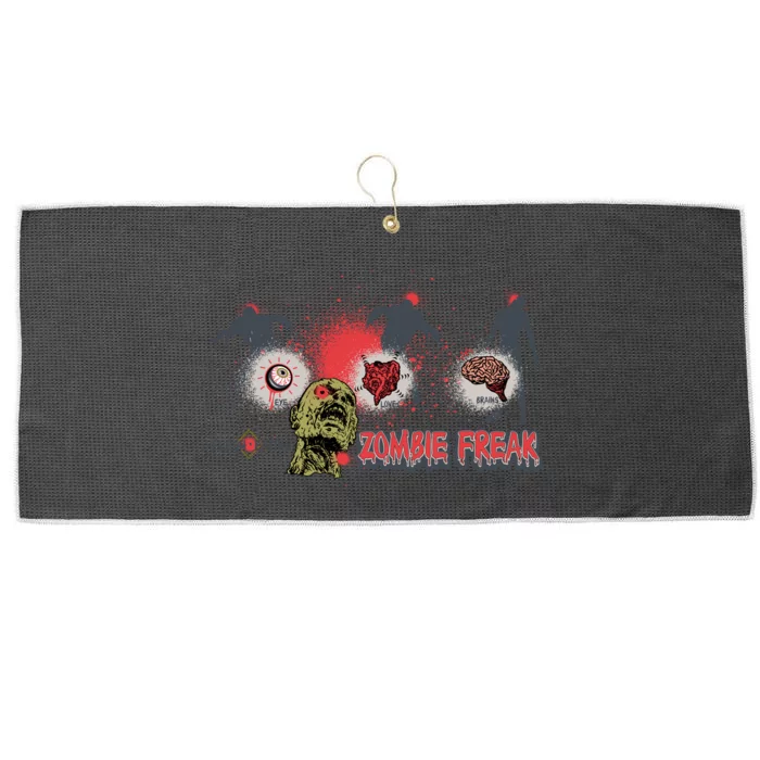 Zombie Freak Large Microfiber Waffle Golf Towel