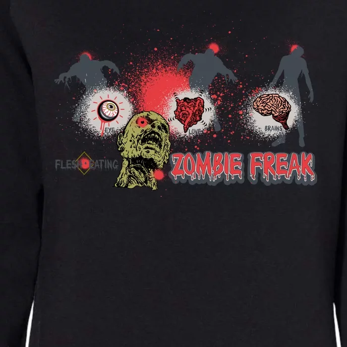 Zombie Freak Womens California Wash Sweatshirt