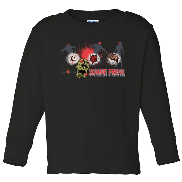 Zombie Freak Toddler Long Sleeve Shirt