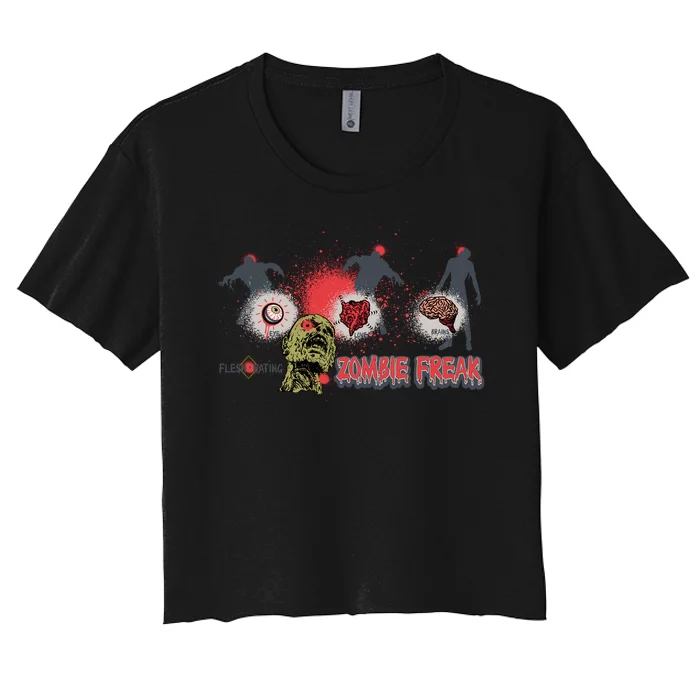 Zombie Freak Women's Crop Top Tee