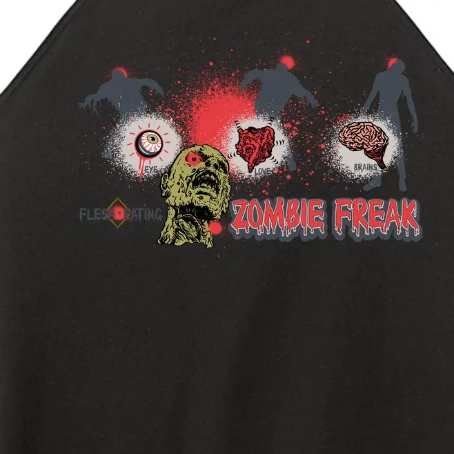 Zombie Freak Women’s Perfect Tri Rocker Tank