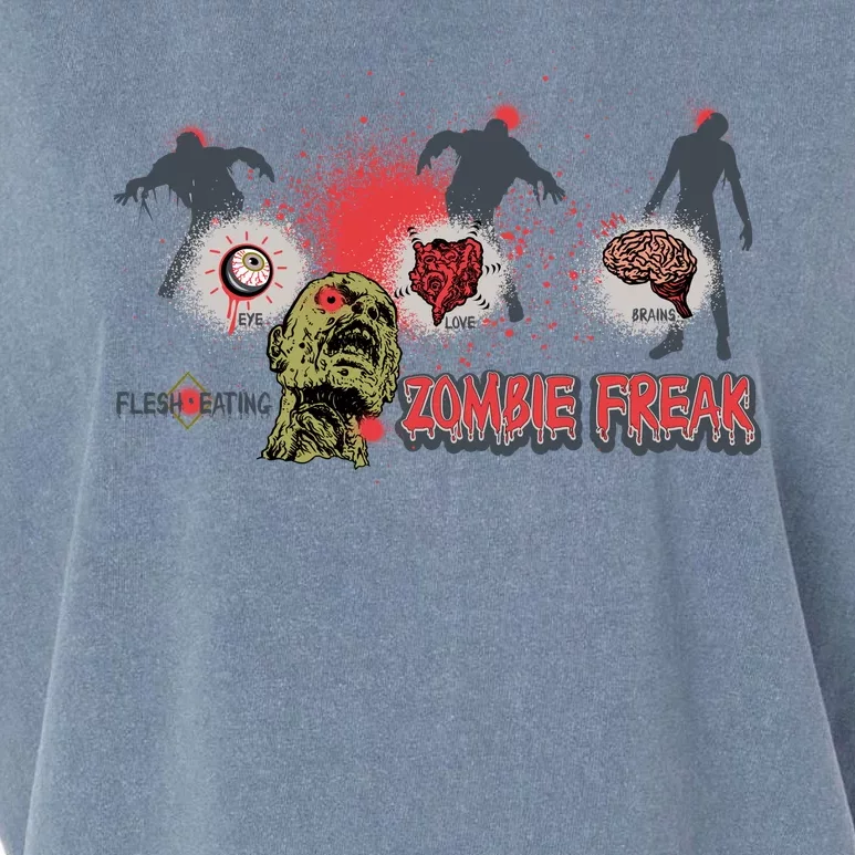 Zombie Freak Garment-Dyed Women's Muscle Tee