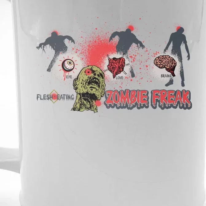 Zombie Freak Front & Back Beer Stein