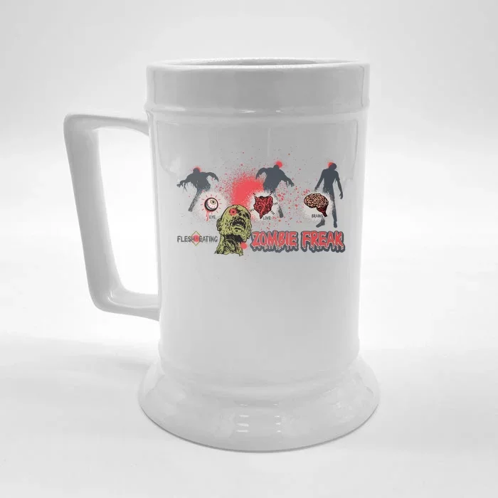 Zombie Freak Front & Back Beer Stein