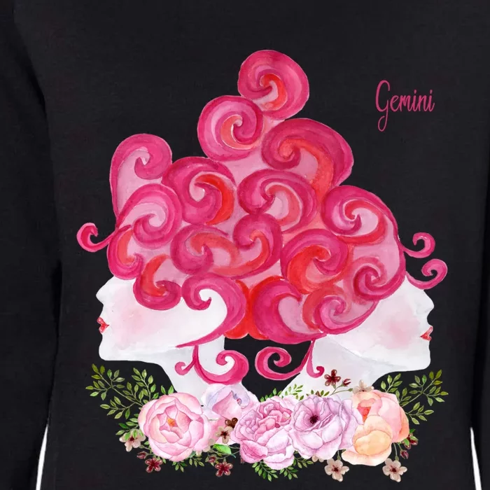 Zodiac Gemini Astrology The Twins Air Great Gift Womens California Wash Sweatshirt