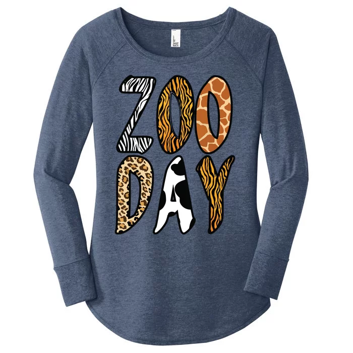 Zoo Group Design For Africa Fans Zoo Day Women's Perfect Tri Tunic Long Sleeve Shirt