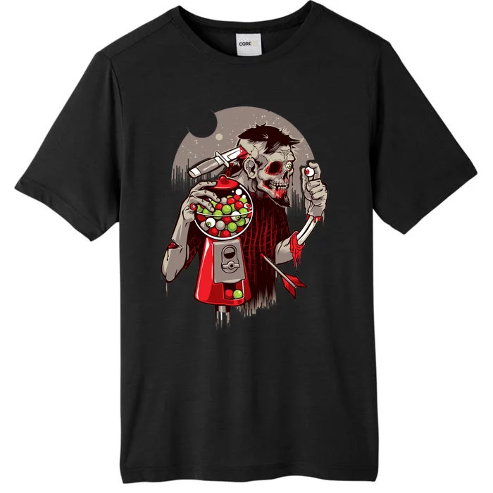 Zombie Gumballs Eyes Brains Halloween ChromaSoft Performance T-Shirt