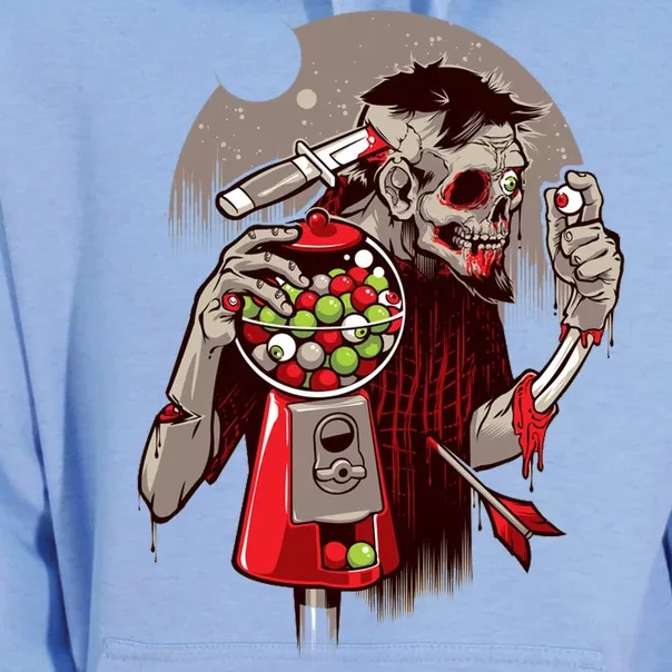 Zombie Gumballs Eyes Brains Halloween Unisex Surf Hoodie