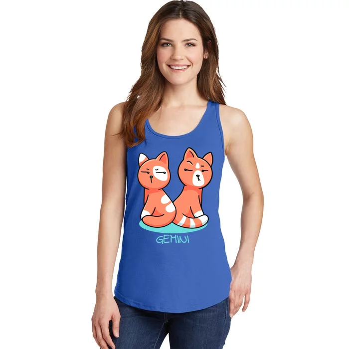 Zodiac Gemini Funny Gift Ladies Essential Tank