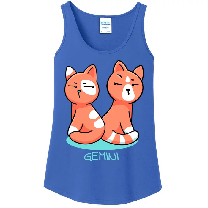 Zodiac Gemini Funny Gift Ladies Essential Tank