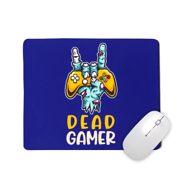 Zombie Gamer Halloween Video Game Skeleton Dia De Muertos Funny Gift Mousepad