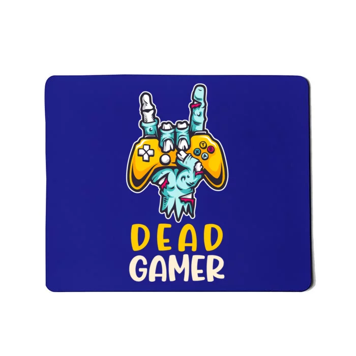 Zombie Gamer Halloween Video Game Skeleton Dia De Muertos Funny Gift Mousepad