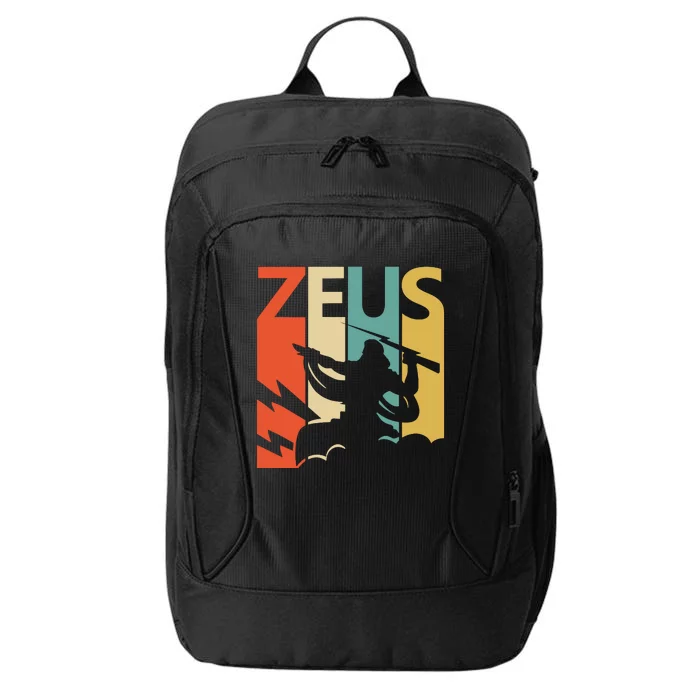 Zeus God Of Thunder Greek Mythology Gift City Backpack