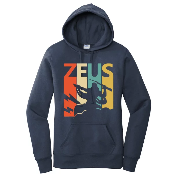 Zeus God Of Thunder Greek Mythology Gift Women's Pullover Hoodie