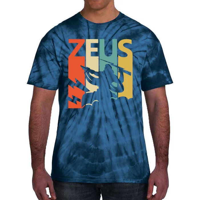 Zeus God Of Thunder Greek Mythology Gift Tie-Dye T-Shirt