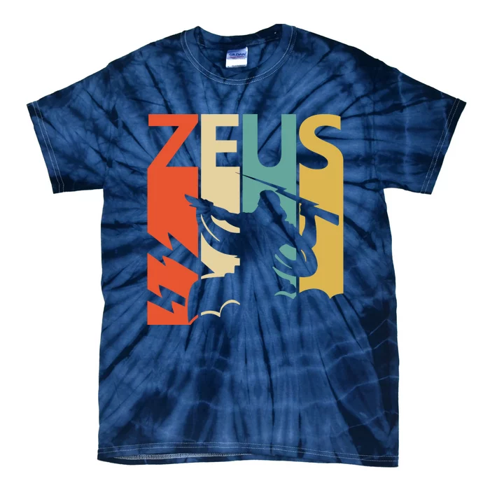 Zeus God Of Thunder Greek Mythology Gift Tie-Dye T-Shirt