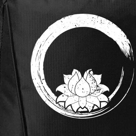 Zen Gift Zen Circle Lotus Flower Yoga Meaningful Gift City Backpack