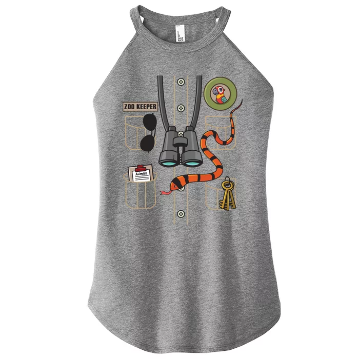 Zookeeper Halloween Boy Girl Kids Women’s Perfect Tri Rocker Tank