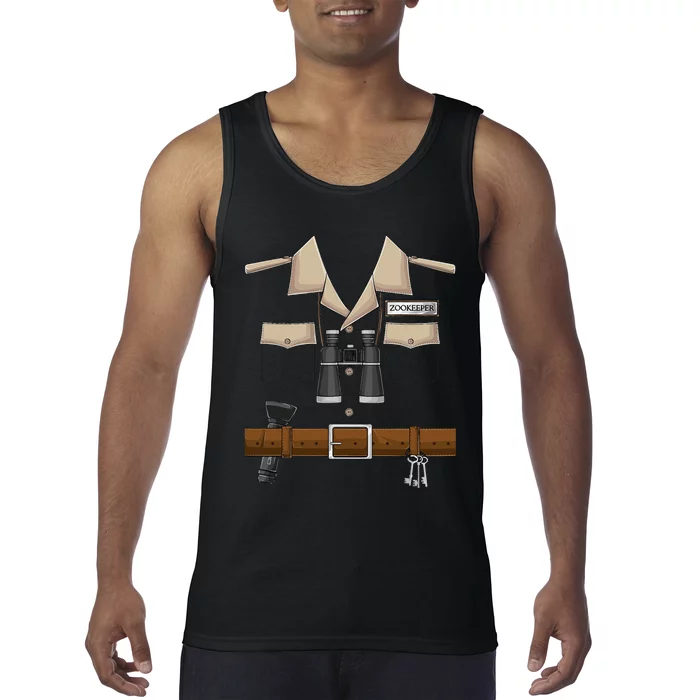 Zookeeper Halloween Costume DIY Safari Zoo Keeper Explorer Tank Top