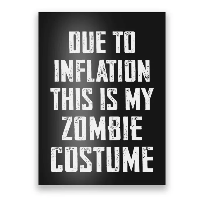 Zambia Halloween Costume Funny Easy Lazy Halloween Costume Poster