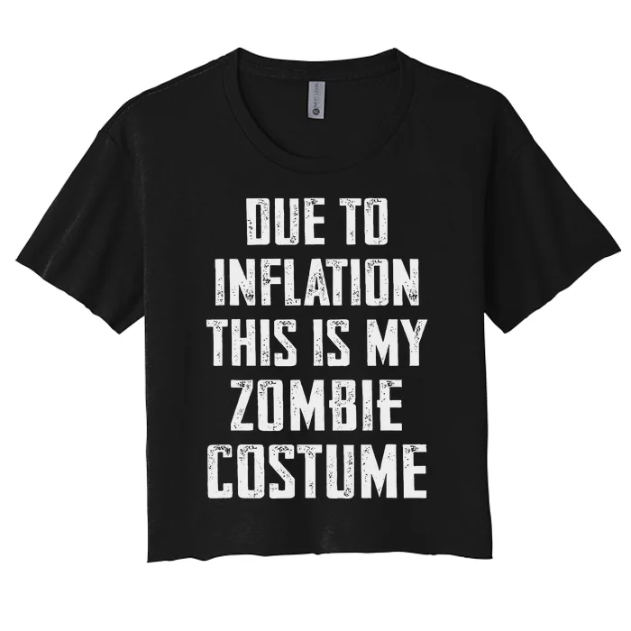 Zambia Halloween Costume Funny Easy Lazy Halloween Costume Women's Crop Top Tee