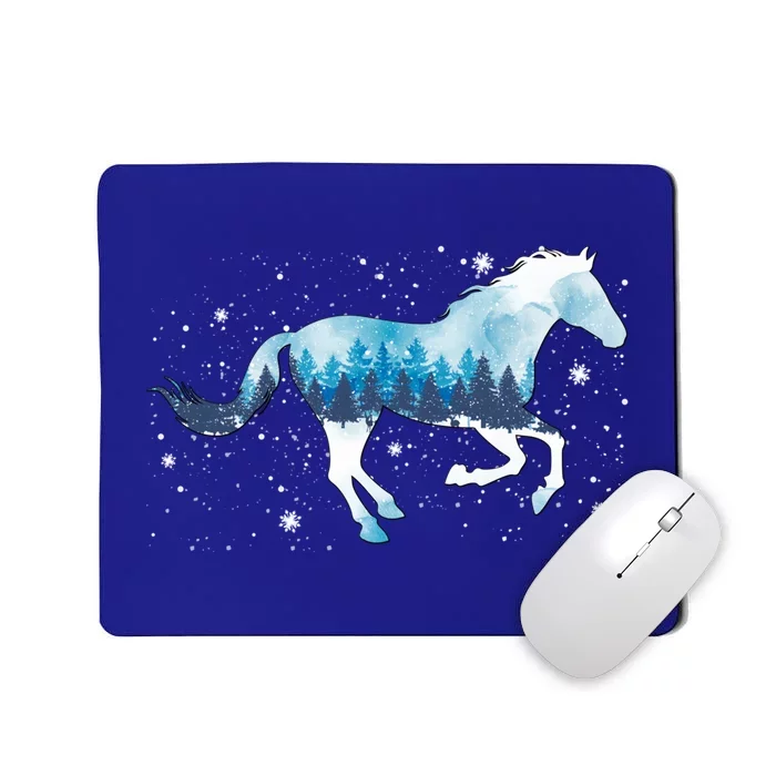 Zaml Horse Christmas Pajama Merry Xmas Riding Horse Lover Gift Mousepad