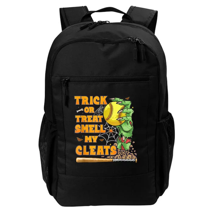 Zombie Hands Holding Softball Funny Scary Halloween Costume Daily Commute Backpack