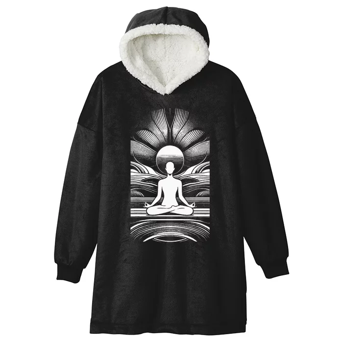 Zen Harmony Hooded Wearable Blanket