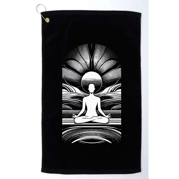 Zen Harmony Platinum Collection Golf Towel