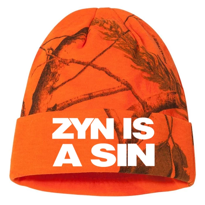 Zyn Is A Sin Kati - 12in Camo Beanie