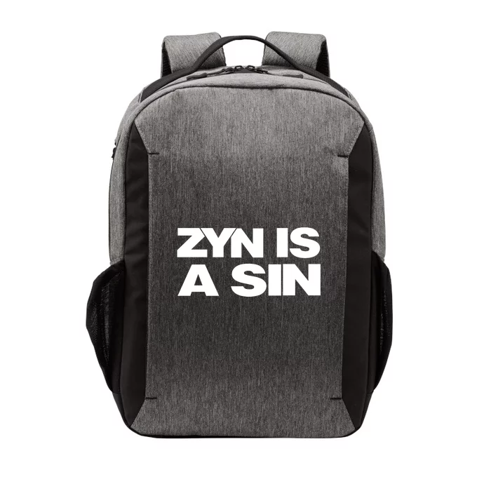 Zyn Is A Sin Vector Backpack