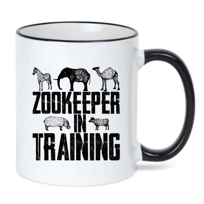 Zookeeper In Training Gift Black Color Changing Mug