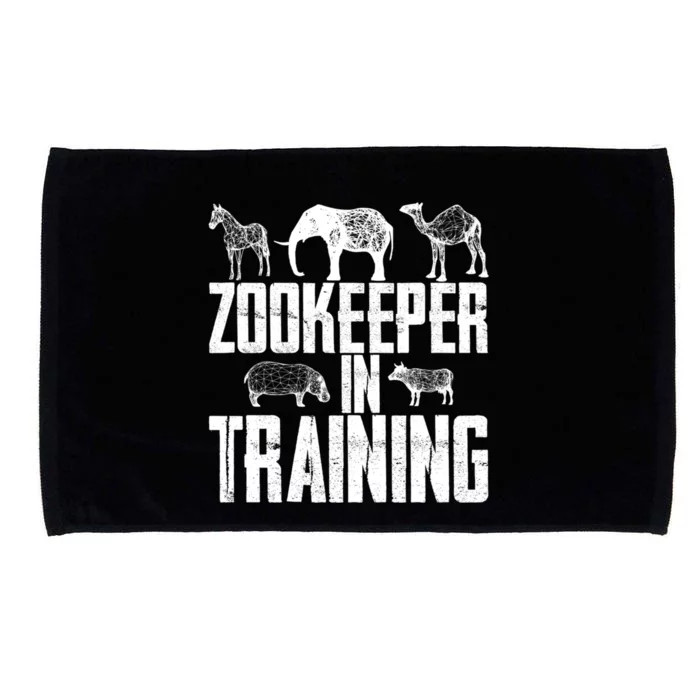 Zookeeper In Training Gift Microfiber Hand Towel