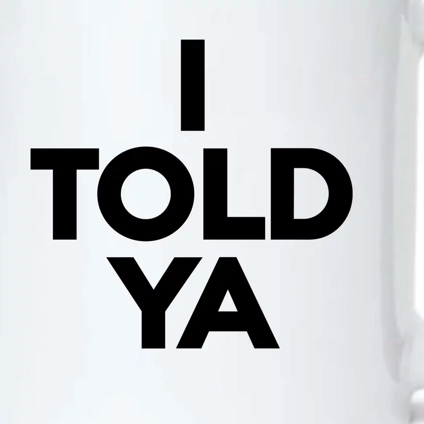 Zendaya I Told Ya Black Color Changing Mug