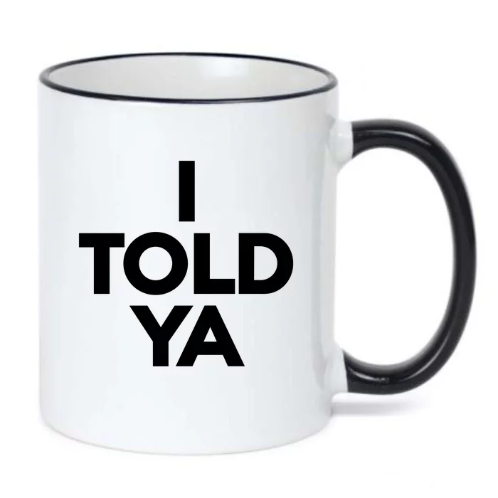 Zendaya I Told Ya Black Color Changing Mug