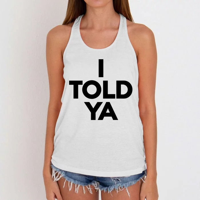 Zendaya I Told Ya Women's Knotted Racerback Tank