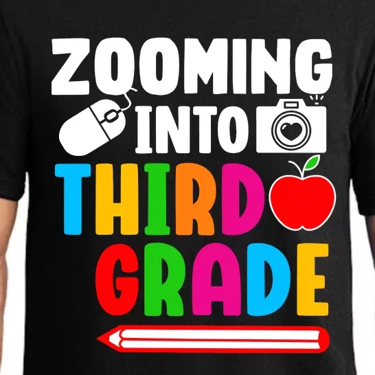 Zomming Into Third Grade 3rd Grade Teacher Student Learning Pajama Set