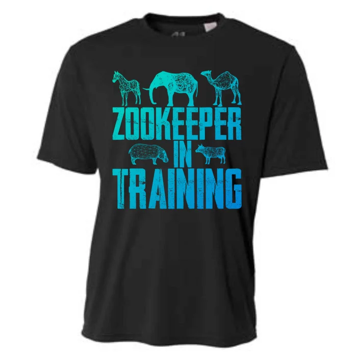 Zookeeper In Training Gift Cooling Performance Crew T-Shirt