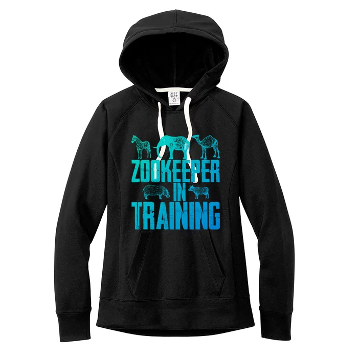 Zookeeper In Training Gift Women's Fleece Hoodie