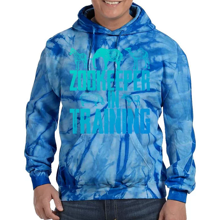 Zookeeper In Training Gift Tie Dye Hoodie