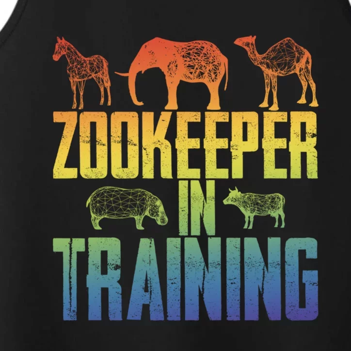 Zookeeper In Training Funny Performance Tank