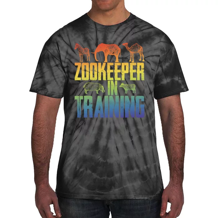 Zookeeper In Training Funny Tie-Dye T-Shirt