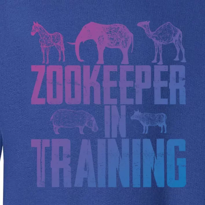 Zookeeper In Training Gift Toddler Sweatshirt