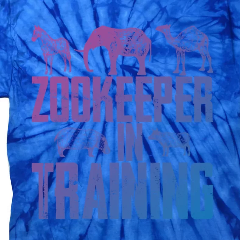 Zookeeper In Training Gift Tie-Dye T-Shirt