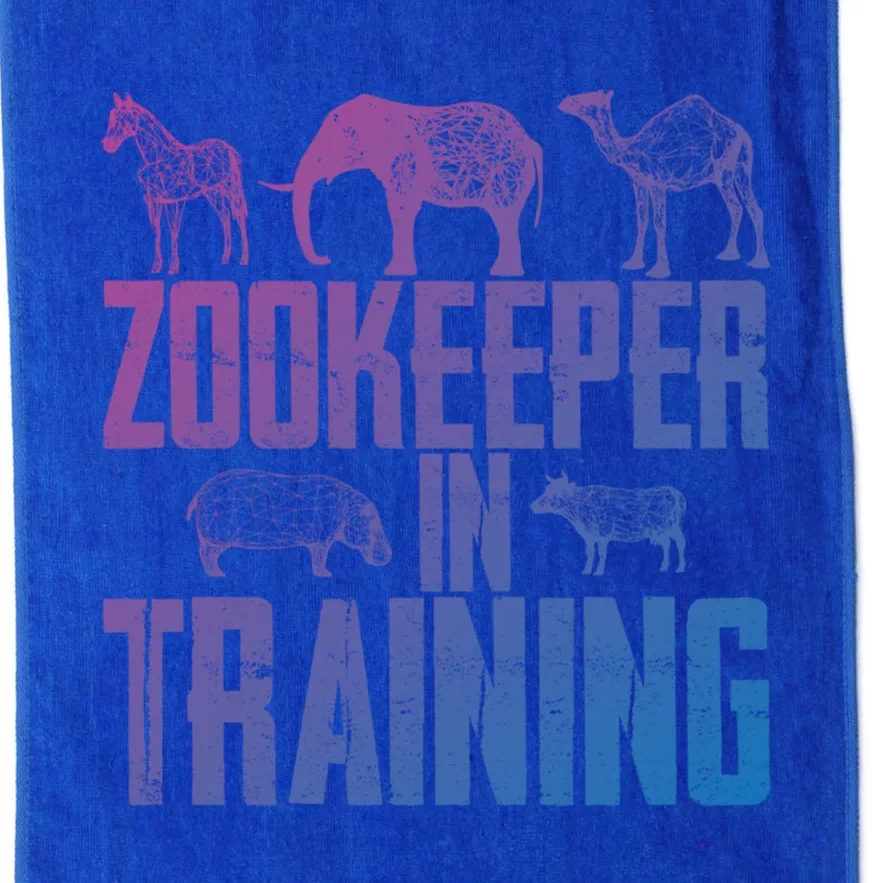 Zookeeper In Training Gift Platinum Collection Golf Towel